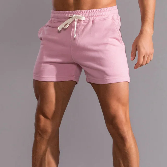 Men's Sports Shorts with Drawstring Waist, Short Length