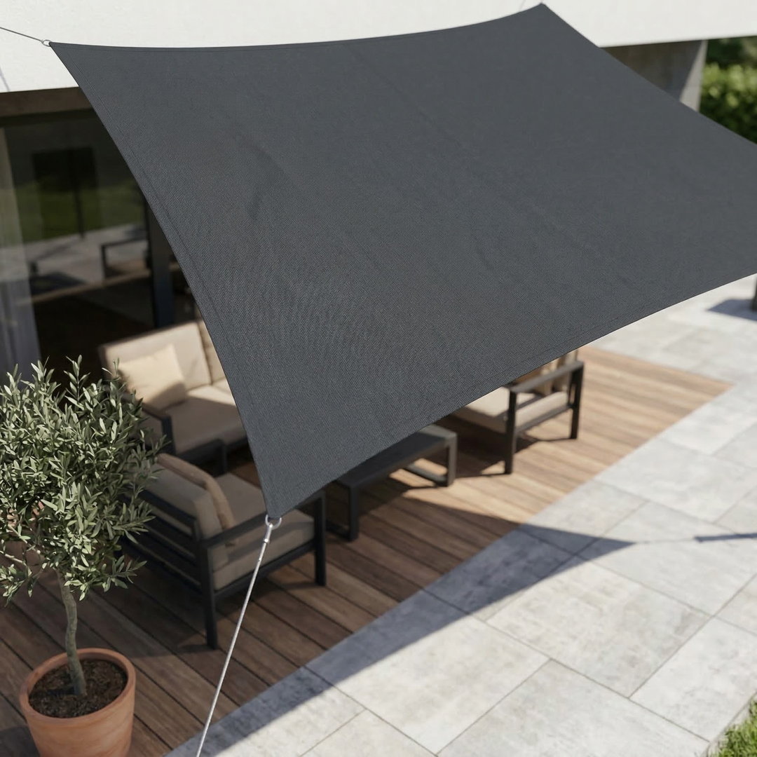Waterproof Rectangular Shade Sail | Waterproof Outdoor Fabric | UV Protection | SkyCover