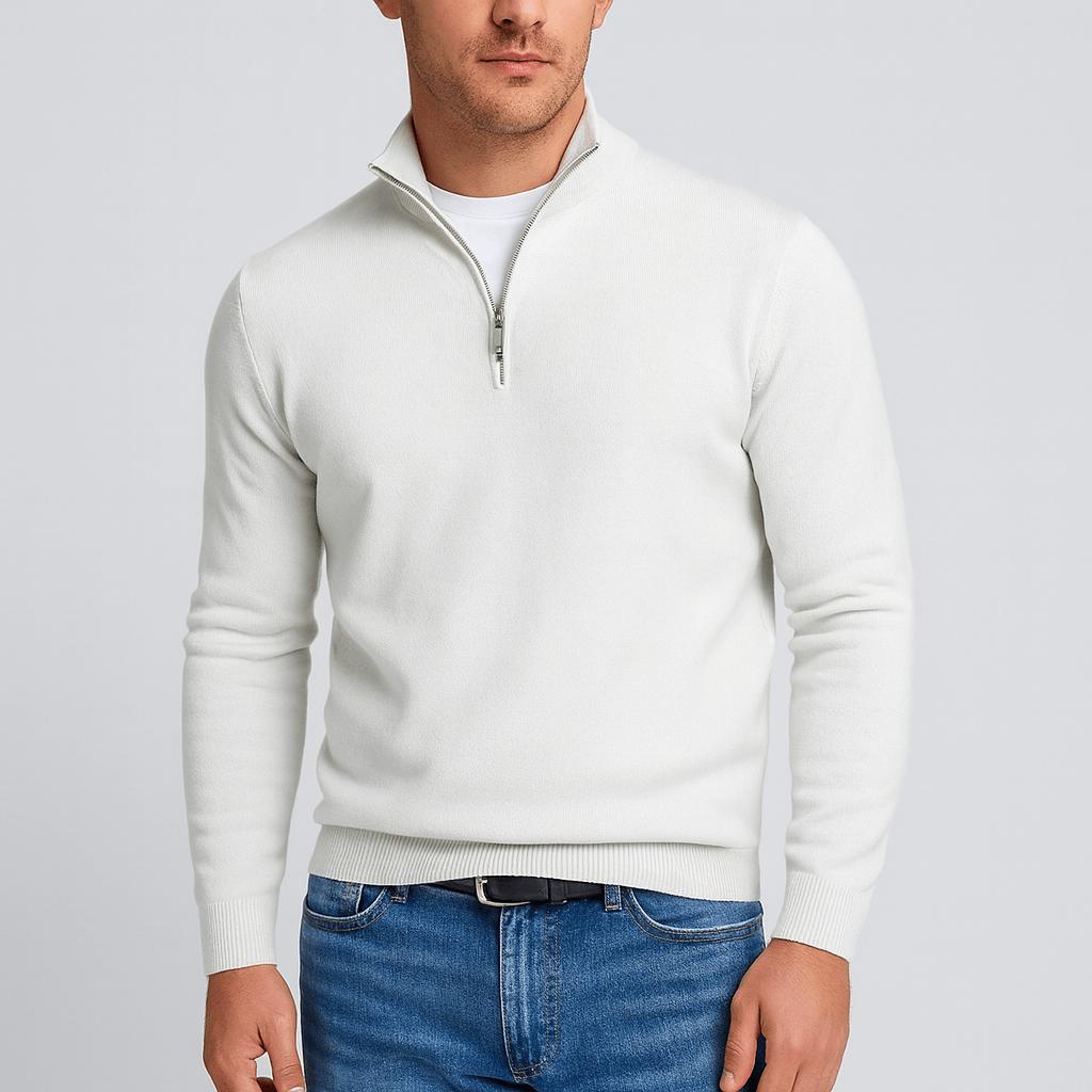 Men's Merino Wool V-Neck Sweater