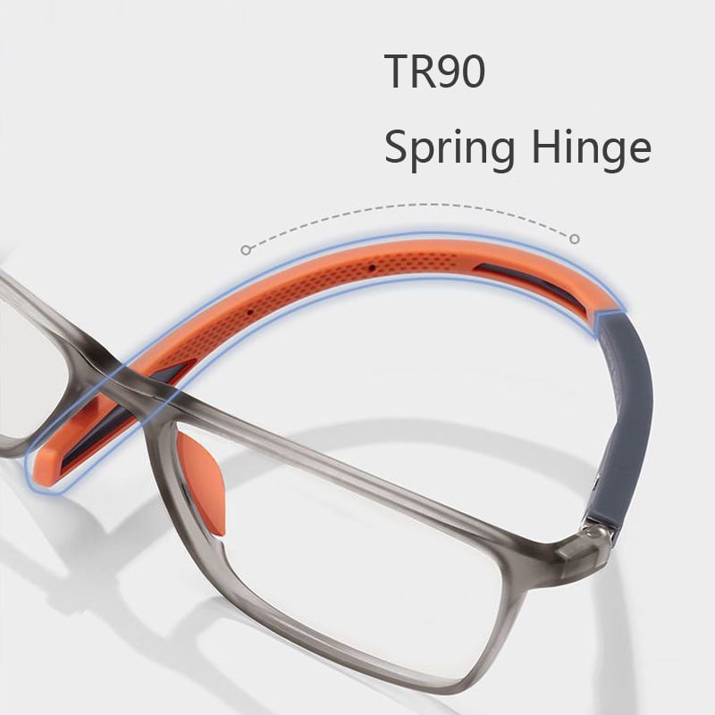 Unisex multifocal reading glasses with modern design