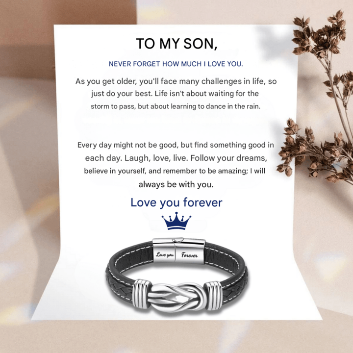 Men's Infinity Bracelet