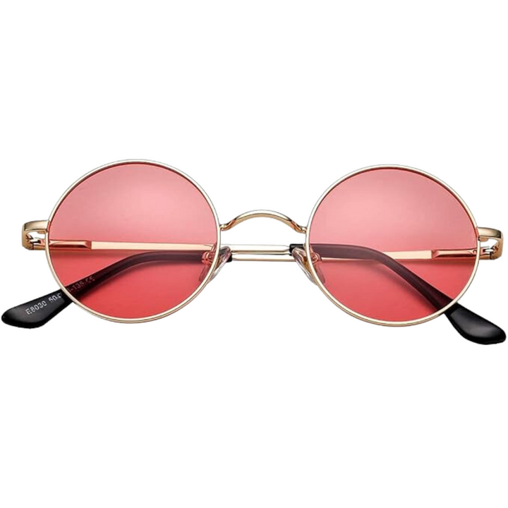 Retro Round Polarised Sunglasses - Lennon