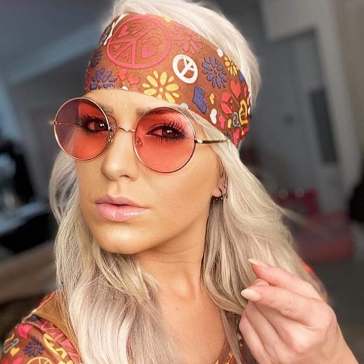 Retro Round Polarised Sunglasses - Lennon