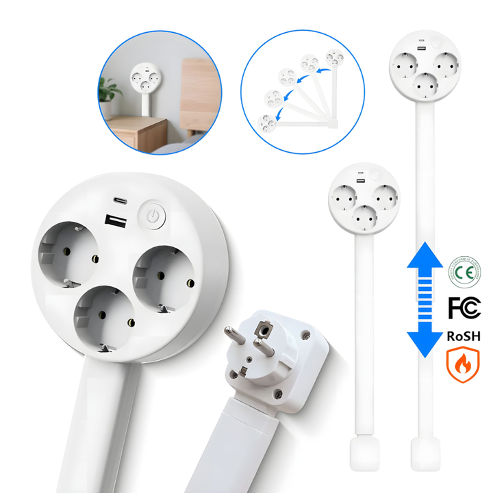 PowerReach | The Smart, Stylish Extendable Socket for a Modern Home