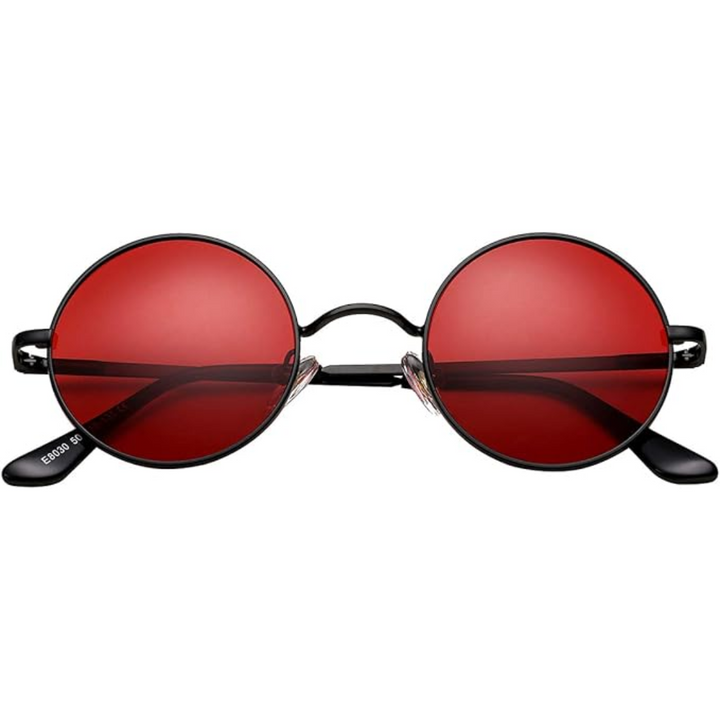 Retro Round Polarised Sunglasses - Lennon