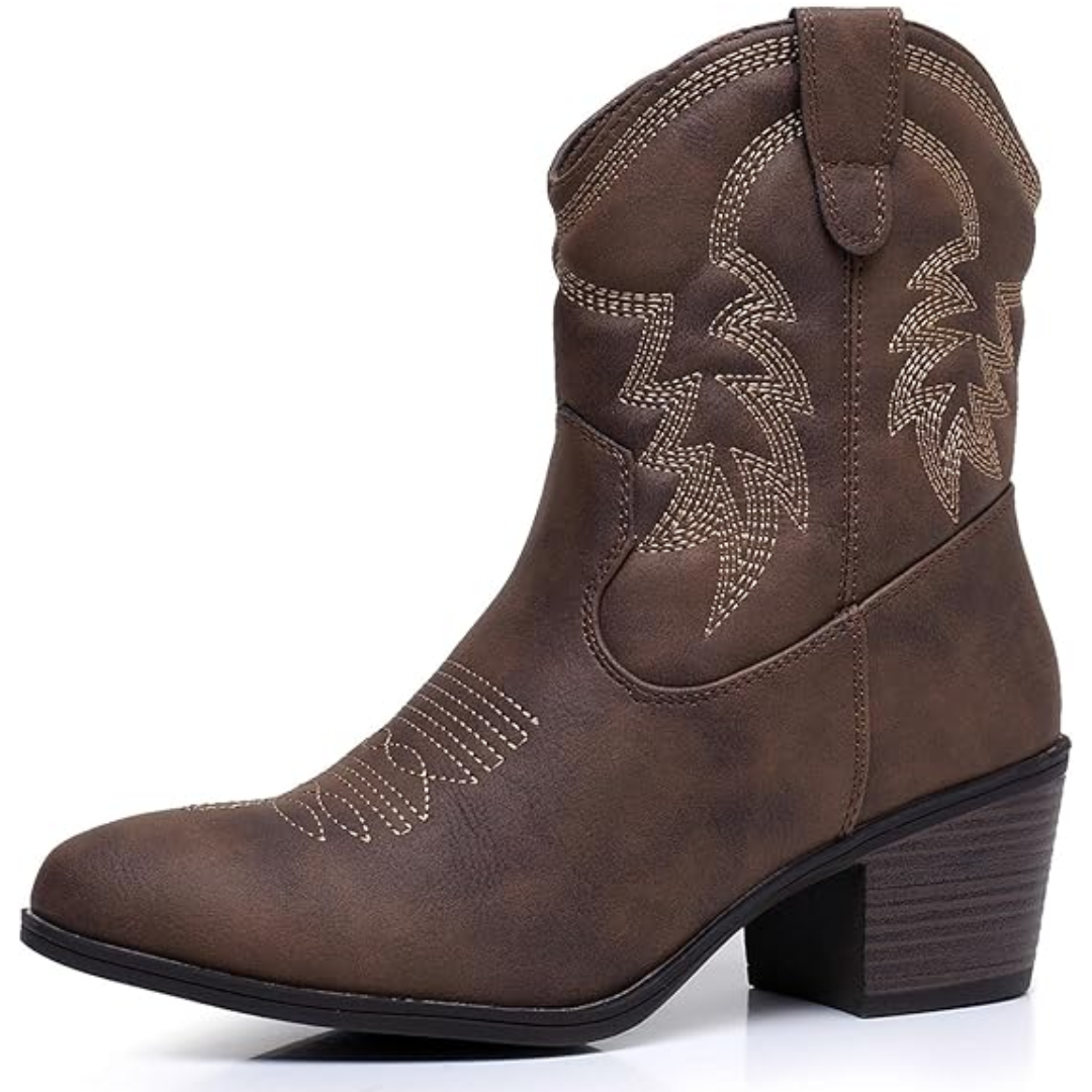 Classic Mid-Calf Cowgirl Boots - Tammy