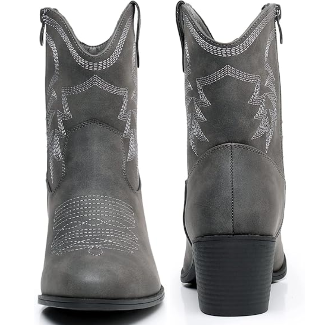 Classic Mid-Calf Cowgirl Boots - Tammy