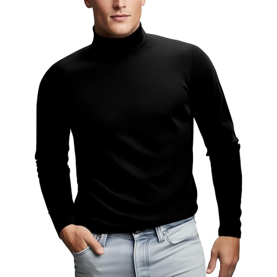 Thermal Polo Neck Sweater for Men - Paul