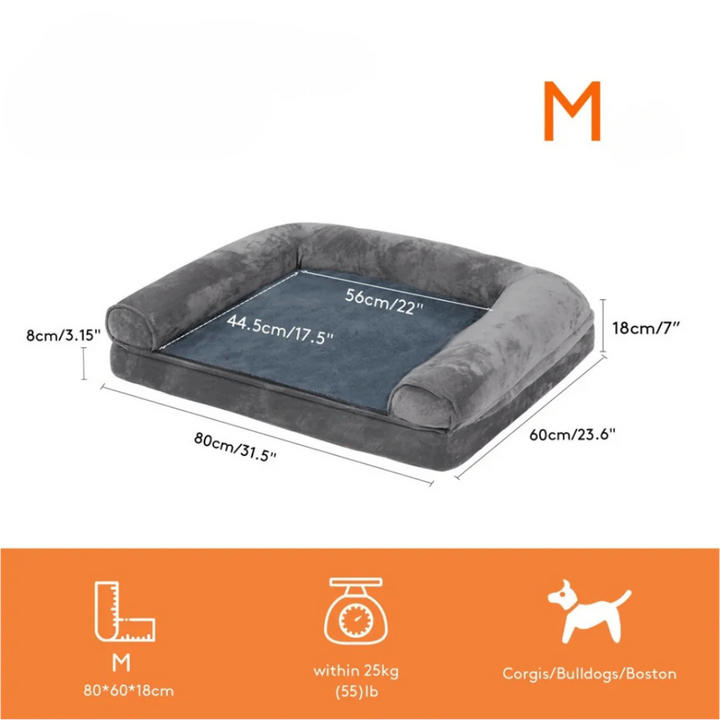 Memory Foam Dog Bed – Orthopedic Supportive Pet Bed for Dogs