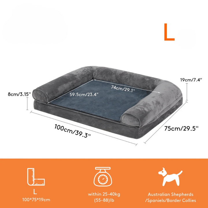 Memory Foam Dog Bed – Orthopedic Supportive Pet Bed for Dogs