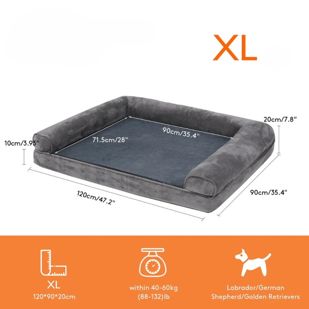 Memory Foam Dog Bed – Orthopedic Supportive Pet Bed for Dogs