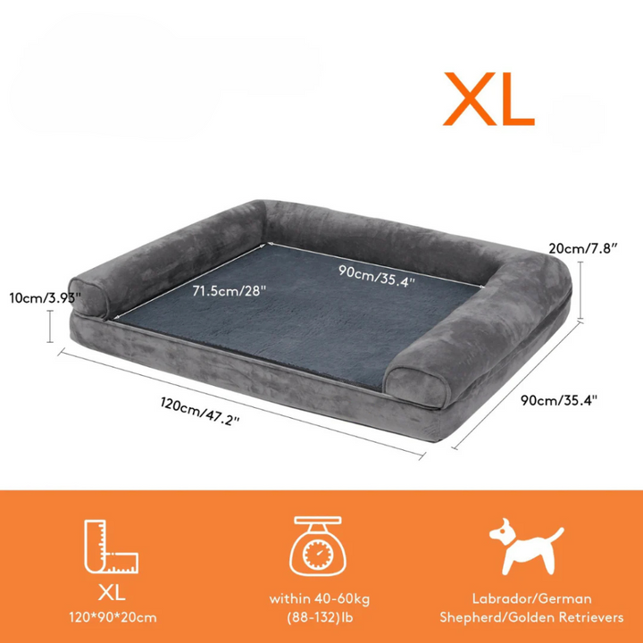 Memory Foam Dog Bed – Orthopedic Supportive Pet Bed for Dogs