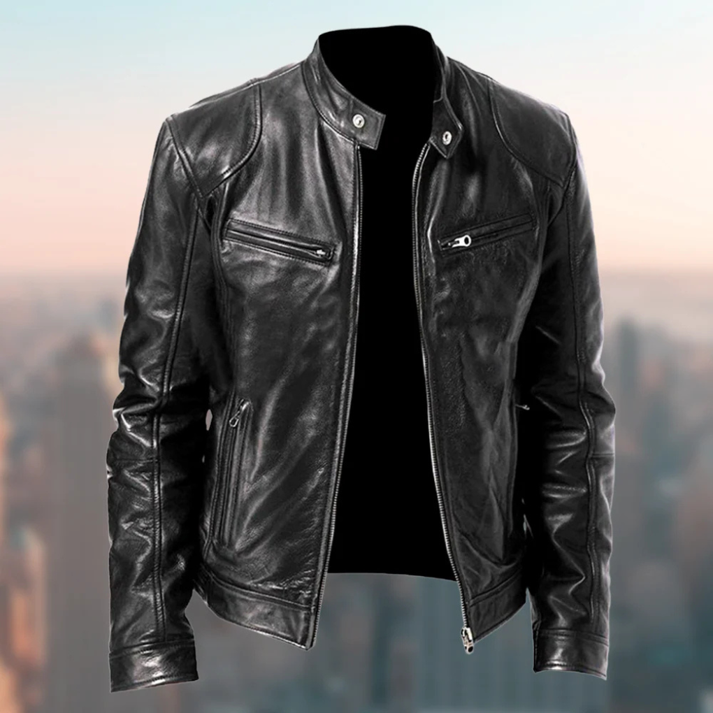 Men’s Leather Jacket – Elegant Design with Everyday Appeal