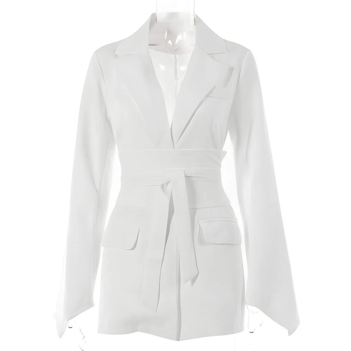 Women's Belted Blazer – Elegant Structure & Versatile Style