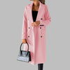 Elegant Women’s Wool-Blend Winter Coat