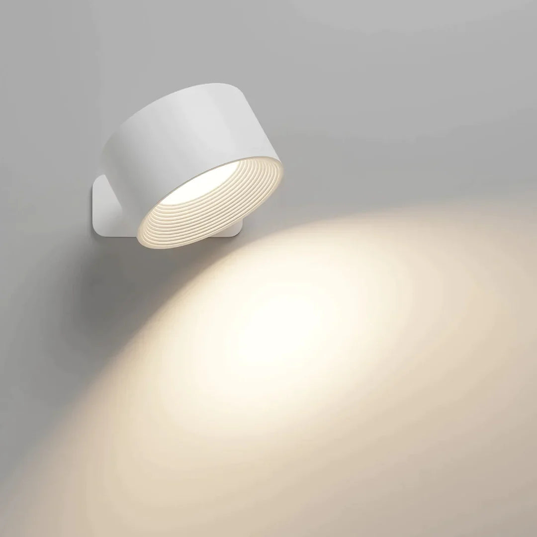 Cordless LED Wall Light with 360° Rotation, Touch Dimming, 3 Light Colors and USB-C Battery