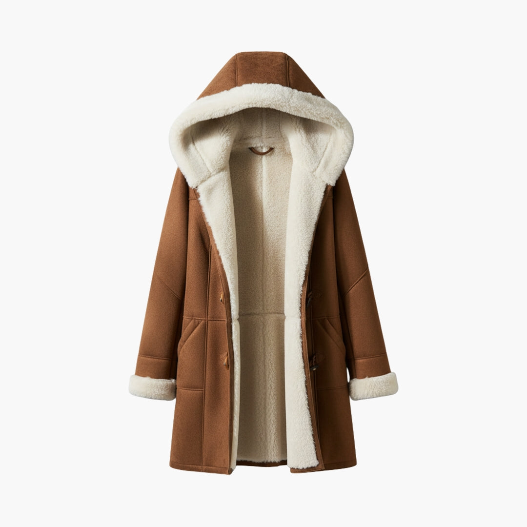 Women’s Hooded Coat – Toggle Front Style