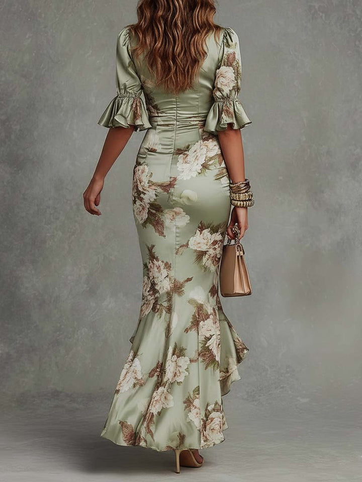 Elisea™ | Elegant Floral Maxi Dress