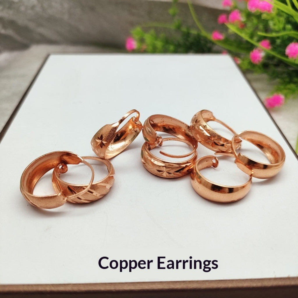 Retro Ethnic-style Copper Earrings