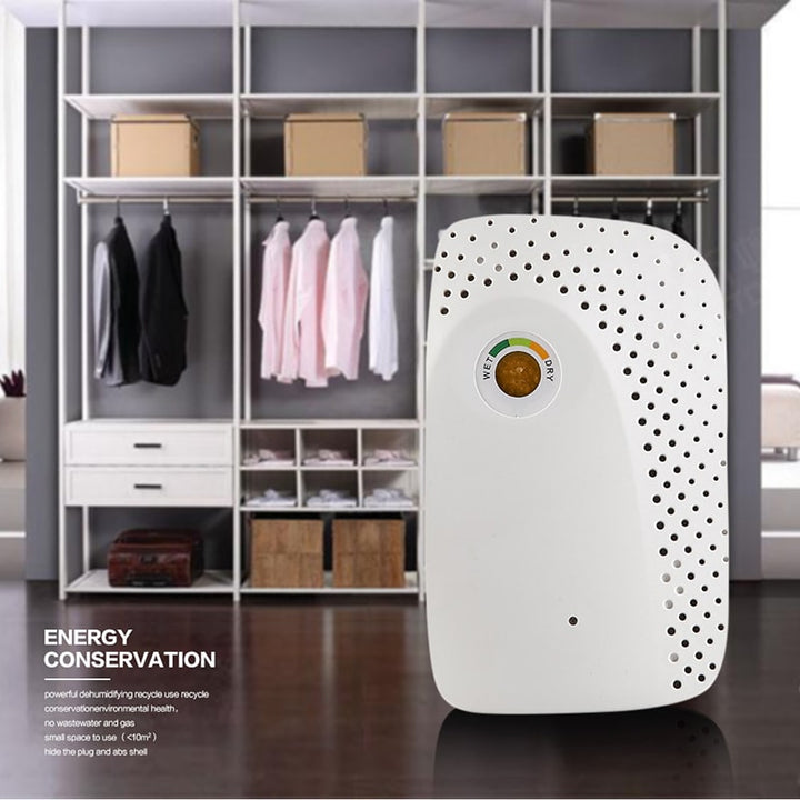 Basement Crawl Space Dehumidifier - Rechargeable Mini for Small Spaces