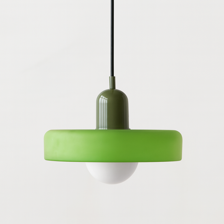 Bauhaus Pendant Light in Colored Glass