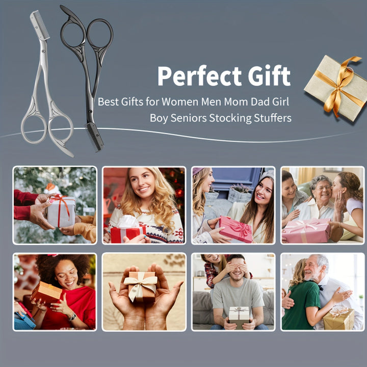 Eyebrow Scissors with Comb – Hygienic and Effective