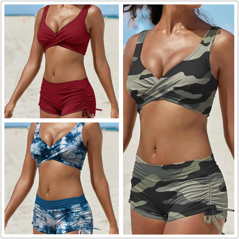 New Bikini European And American Large Size Split Swimsuit