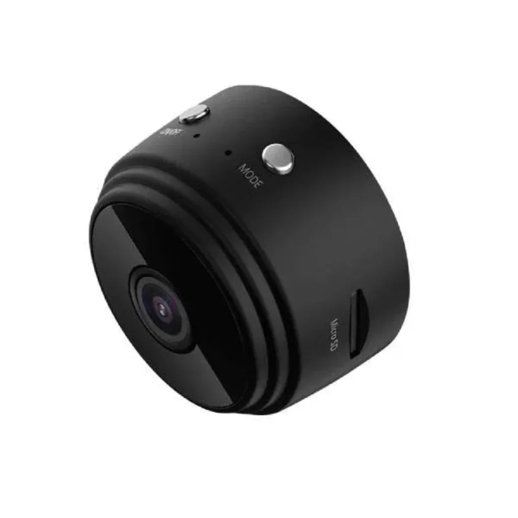 "Black HD wireless backup camera for RVs, trucks, trailers with night vision, waterproof design, perfect for safe reversing."