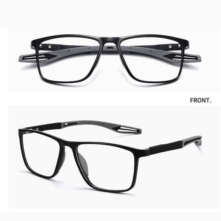 Blue Light Glasses Reading Rectangular Spring Hinge