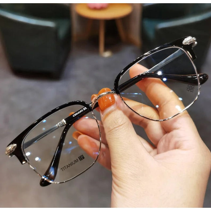 Blue Light Reading Glasses with Lightweight Flexible Temples and Anti-Fatigue Lenses