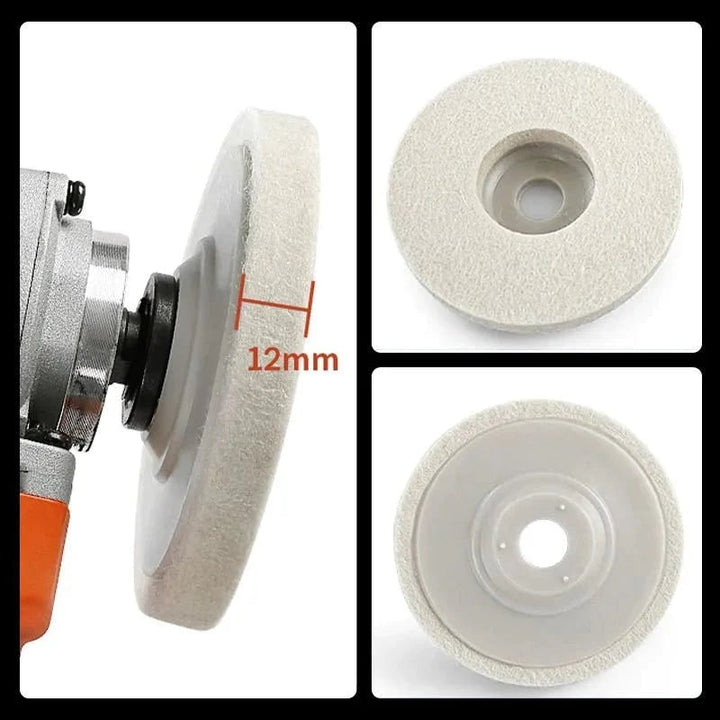 Buffing Wheel Polishing Wool Felt Angle Grinder Disc Pad