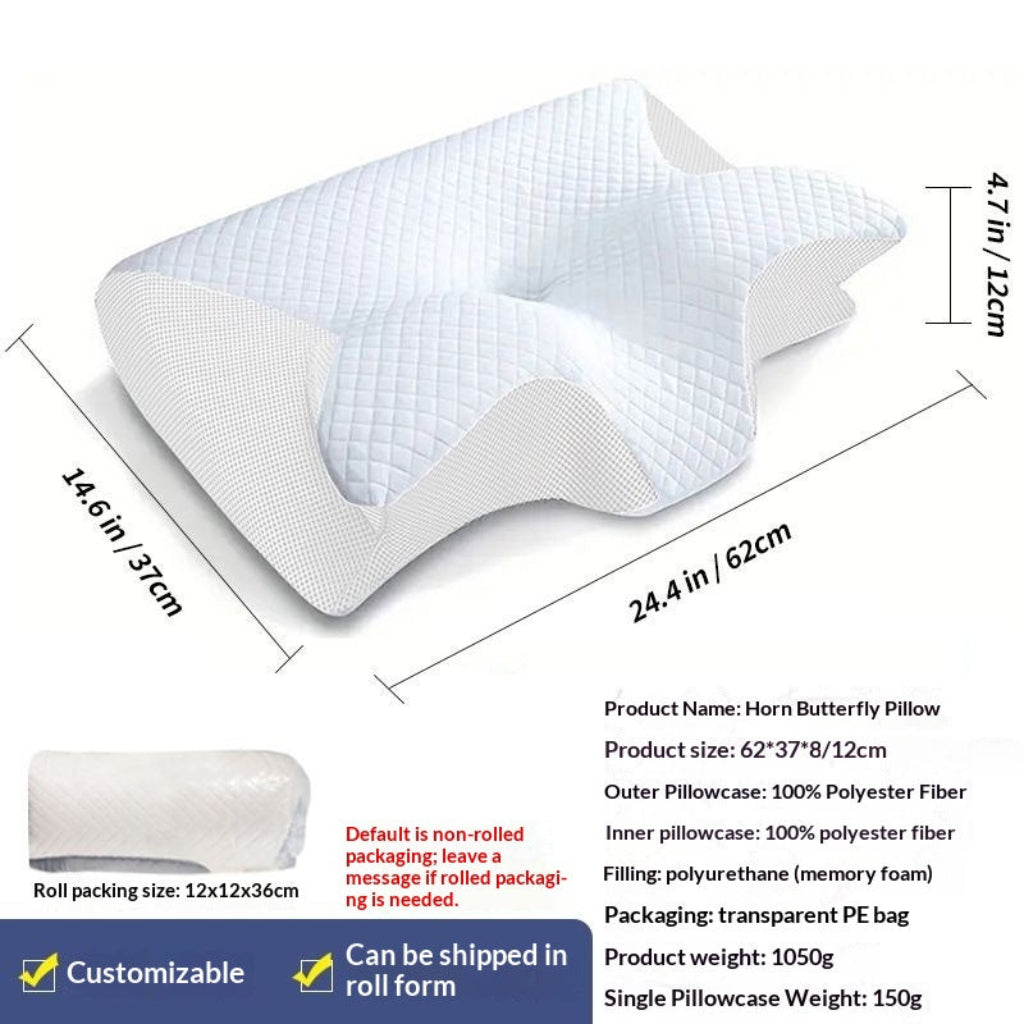 Butterfly-shaped Memory Foam Slow-rebound Pillow