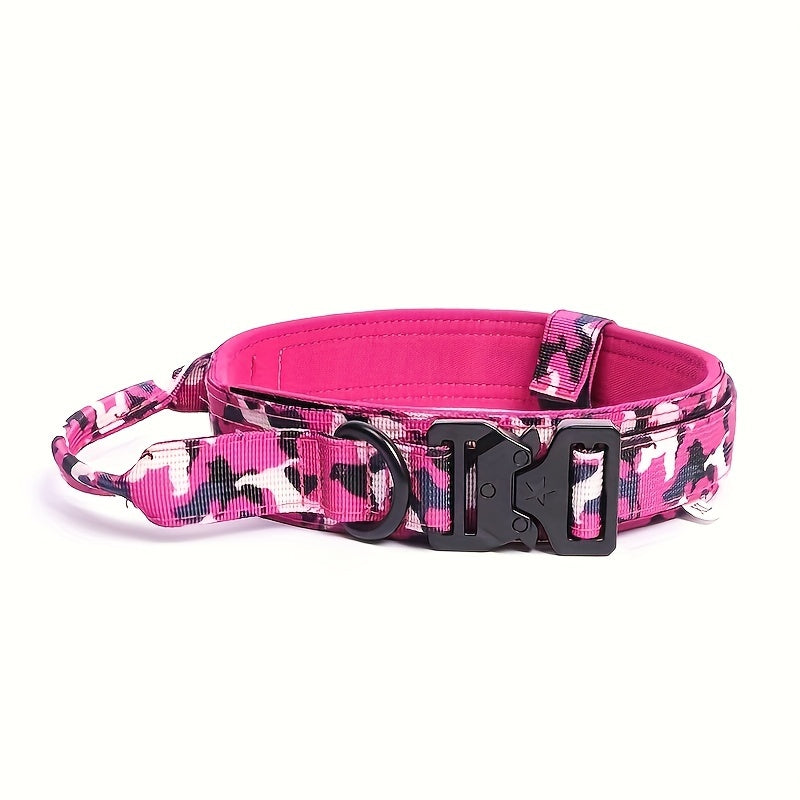 Tactical Military Dog Collar – Adjustable and Durable for Large and Medium-Sized Dogs