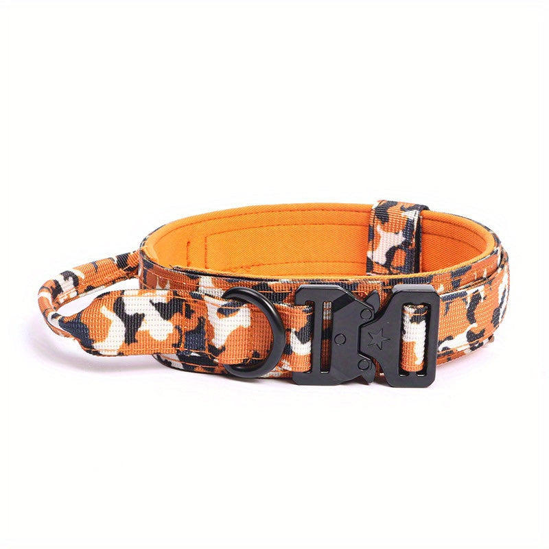 Tactical Military Dog Collar – Adjustable and Durable for Large and Medium-Sized Dogs