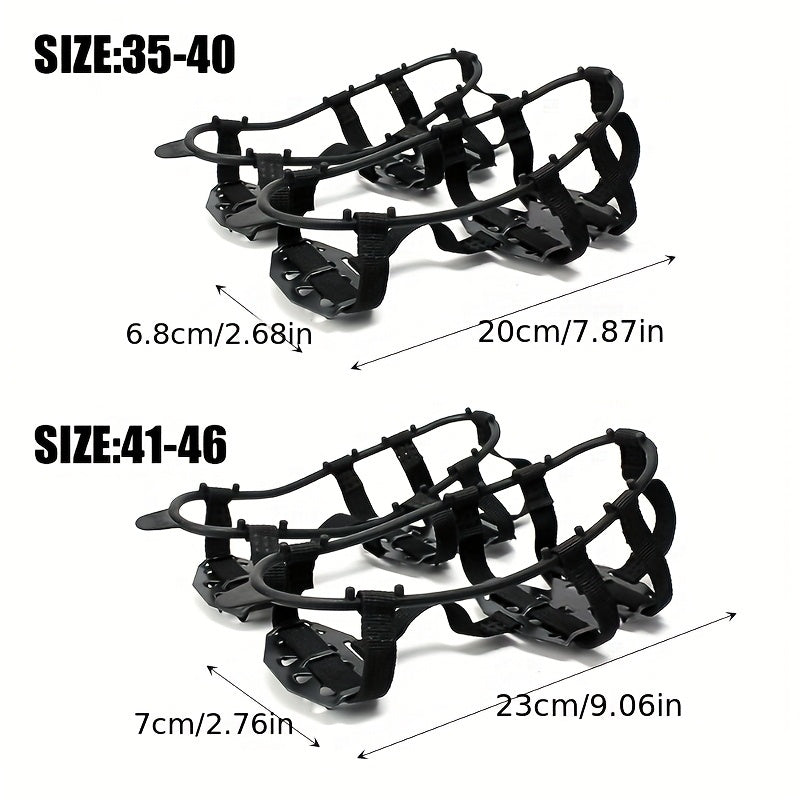 Anti-Slip Crampons with 24 Spikes – Perfect for Walking, Climbing and Winter Sports
