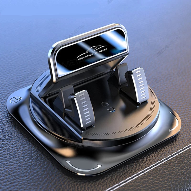 Car Phone Mount with 360 Degree Rotation Dashboard Suction Cup Holder Universal Fit