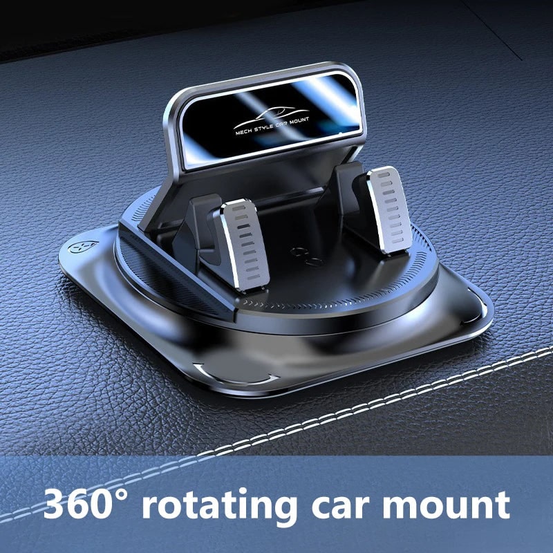 Car Phone Mount with 360 Degree Rotation Dashboard Suction Cup Holder Universal Fit