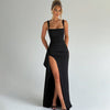 Women's Stylish High Slit Evening Party Dress