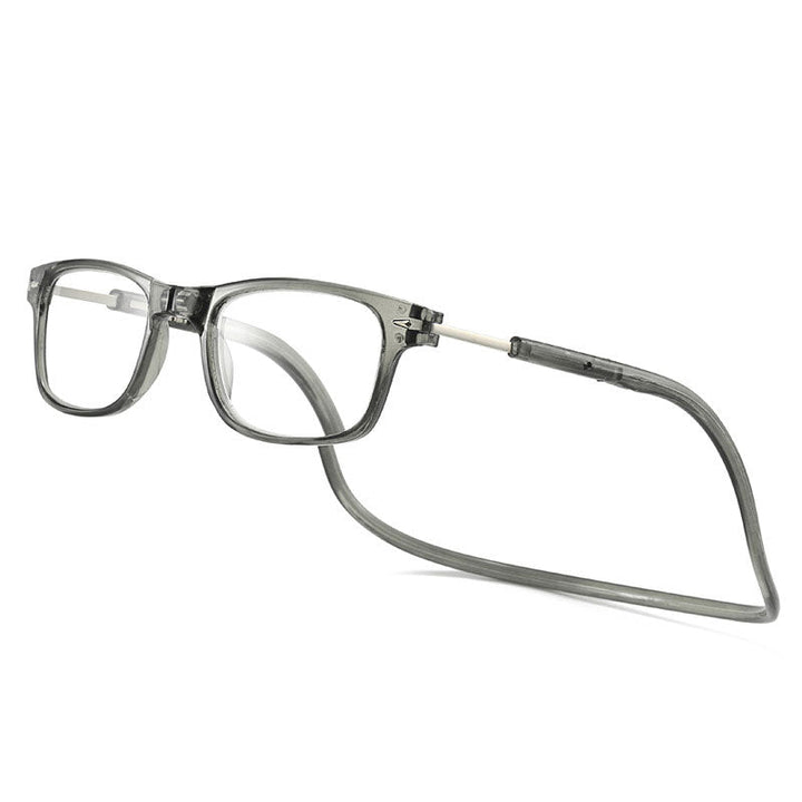 Reading Glasses with Magnetic Neck Hanger and Blue Light Filter with Anti-Loss Design