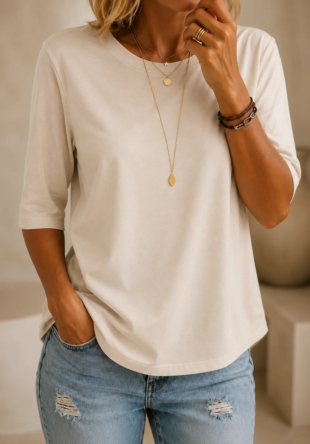 Women's Relaxed Everyday Short-Sleeve T-Shirt