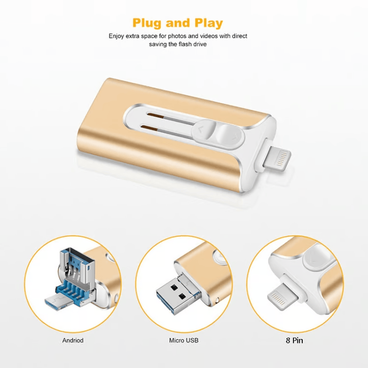 4-in-1 Memory Stick - Extra Storage for Your Smartphone