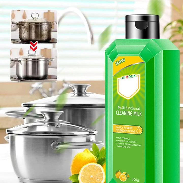 Cleans Stainless Steel Cream Cleanser Squeeze Bottle for Multi-Surface Cleaning