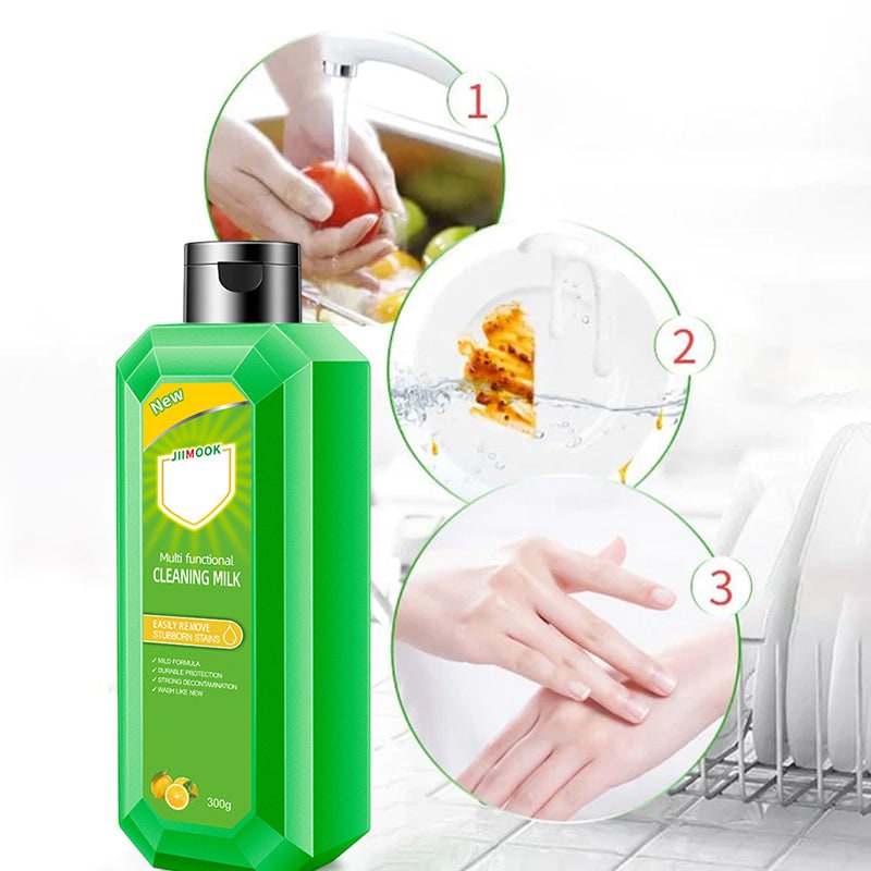Cleans Stainless Steel Cream Cleanser Squeeze Bottle for Multi-Surface Cleaning