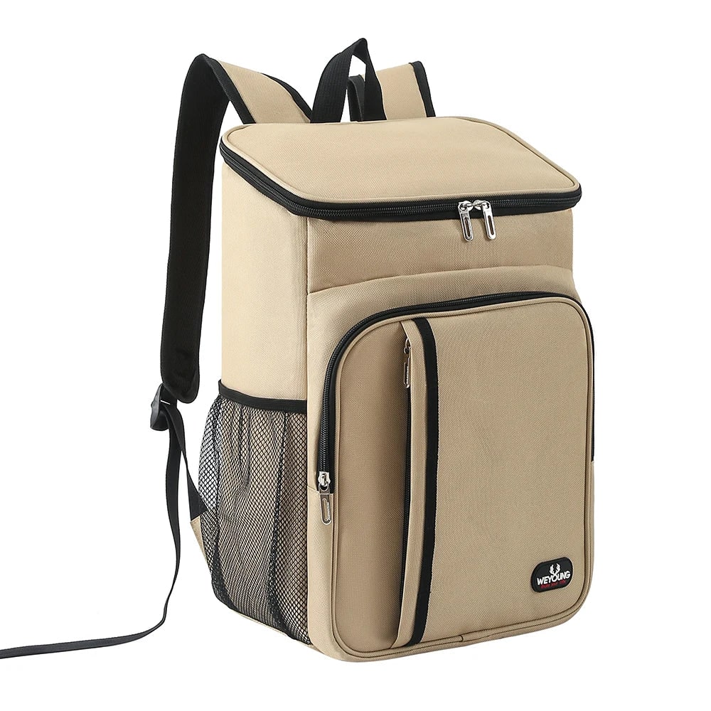 Cooler Backpack with Insulated Waterproof Lining and Lunch Storage Bags