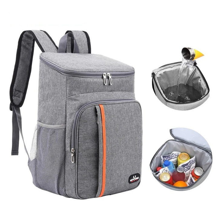 Cooler Backpack with Insulated Waterproof Lining and Lunch Storage Bags