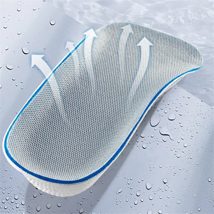 Custom Arch Support Insoles with Height Increasing Heel and Ergonomic Footbed