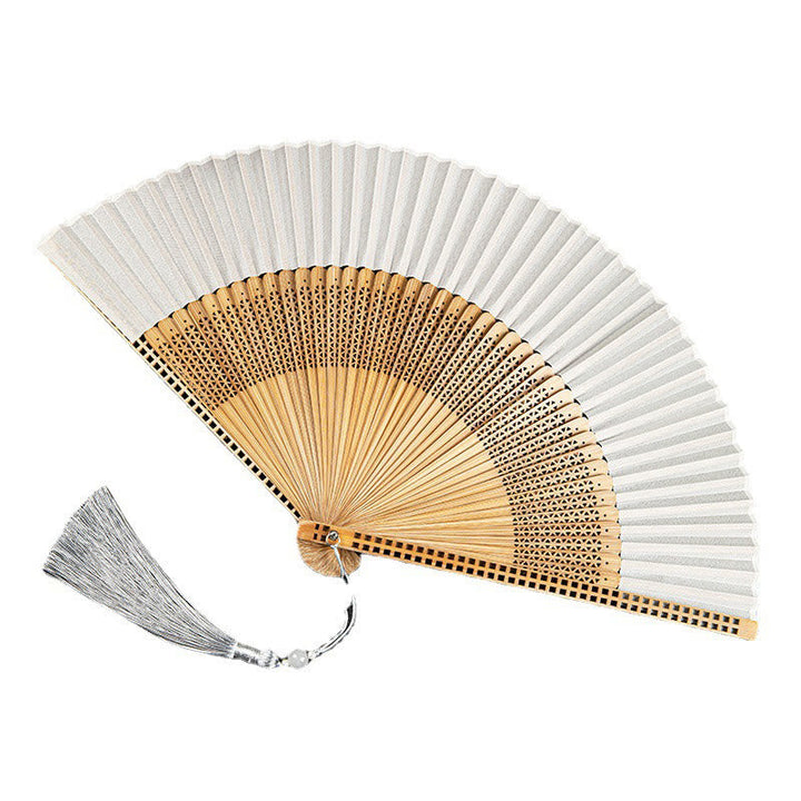 Bamboo Silk Fan