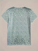 Casual Summer Top with V-Neck, Button Closure, and Short Sleeves