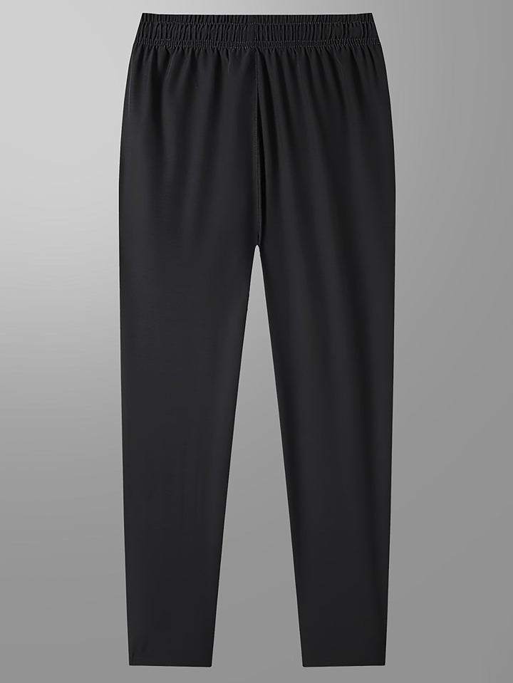Plain Joggers with Zip Details - Milan