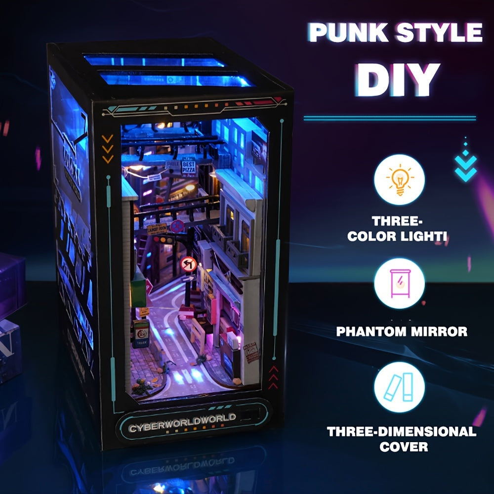 DIY Cyberpunk Cabinet Kit – 3D Model for Home Decoration with Lighting